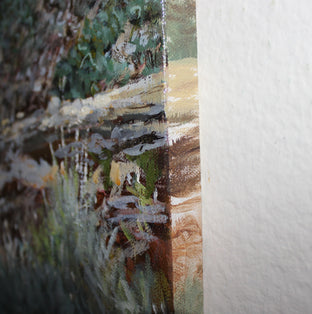 Canyon Wall by Kent Sullivan |  Side View of Artwork 