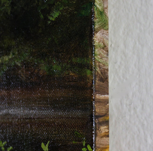 Stillwater Shallows by Kent Sullivan |  Side View of Artwork 