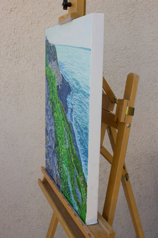 The Coast by Crystal DiPietro |  Side View of Artwork 