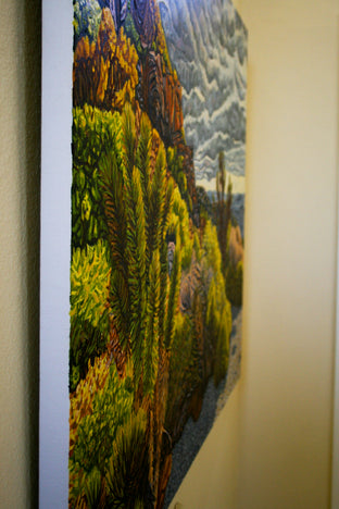 Afterglow by Crystal DiPietro |  Side View of Artwork 