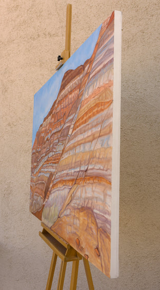 Chinle by Crystal DiPietro |  Side View of Artwork 