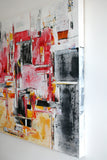 Original art for sale at UGallery.com | Turn Around by Juan Gabriel Perez Botero aka JUGA | $900 | mixed media artwork | 23.62' h x 23.62' w | thumbnail 2