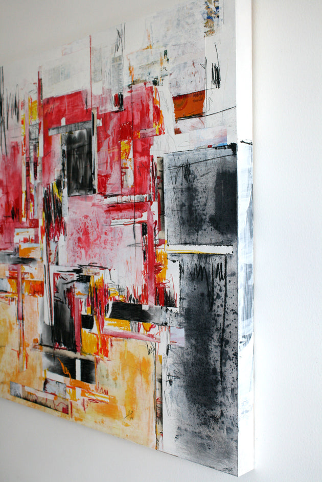 Turn Around by Juan Gabriel Perez Botero aka JUGA |  Side View of Artwork 