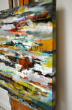 Original art for sale at UGallery.com | Canyons by DL Watson | $3,075 | acrylic painting | 36' h x 36' w | thumbnail 2