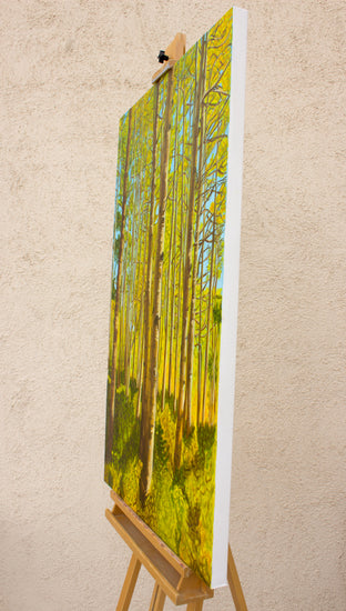 Original art for sale at UGallery.com | Forest for the Trees by Crystal DiPietro | $4,100 | oil painting | 48' h x 30' w | photo 2