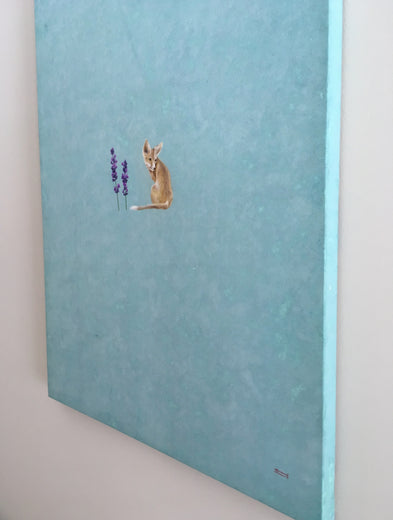 The Fox by Heejin Sutton |  Side View of Artwork 