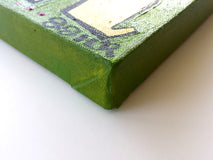 Original art for sale at UGallery.com | Cat and Pug by Jessica JH Roller | $300 | acrylic painting | 12' h x 12' w | thumbnail 2