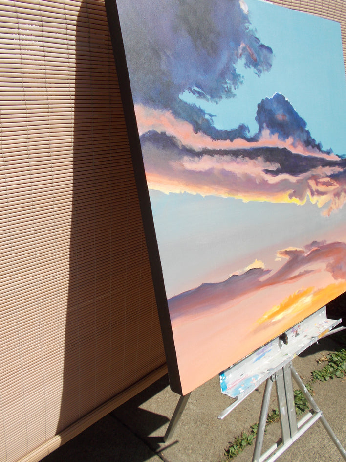 Rim Light Magic by Benjamin Thomas |  Side View of Artwork 