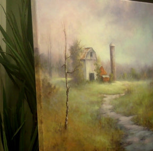 Original art for sale at UGallery.com | Looking Back by Gail Greene | $700 | oil painting | 18' h x 24' w | photo 2