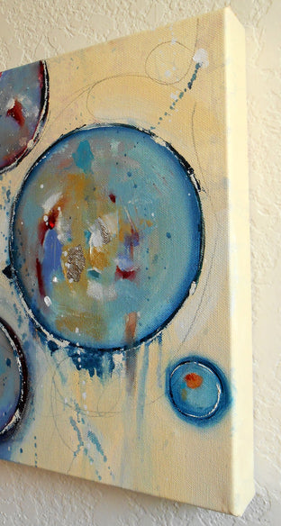 Original art for sale at UGallery.com | Blue Tuesday by Cynthia Ligeros | $475 | oil painting | 12' h x 12' w | photo 2
