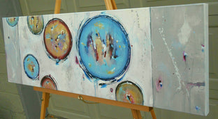 Original art for sale at UGallery.com | Found In You by Cynthia Ligeros | $1,000 | oil painting | 12' h x 36' w | photo 2