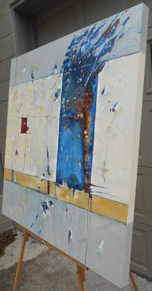 Original art for sale at UGallery.com | Integral Response by Cynthia Ligeros | $3,350 | oil painting | 36' h x 36' w | photo 2