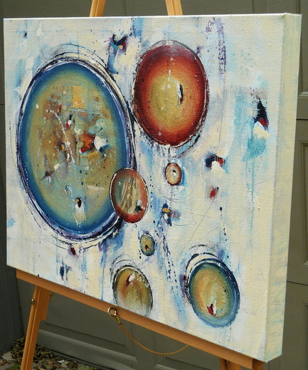 See Through To You by Cynthia Ligeros |  Side View of Artwork 