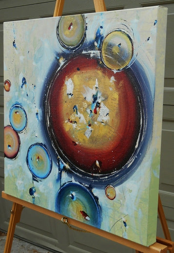 The End Is A Beginning by Cynthia Ligeros |  Side View of Artwork 