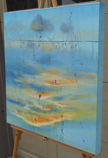 We Are What We Dream by Cynthia Ligeros |  Side View of Artwork 