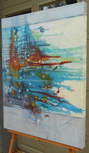 When the Dawn Will Come by Cynthia Ligeros |  Side View of Artwork 