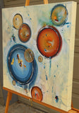 Original art for sale at UGallery.com | Wild Promises by Cynthia Ligeros | $925 | oil painting | 20' h x 20' w | thumbnail 3