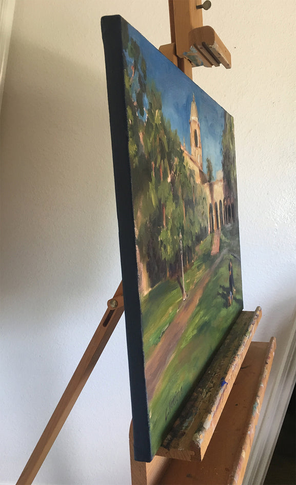 Arches of Light by Claudia Verciani |  Side View of Artwork 