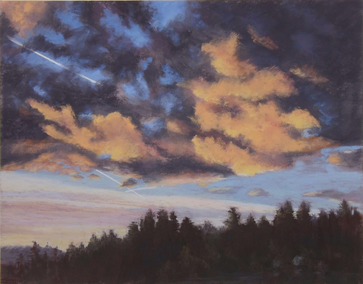 Sierra Sunset by Patricia Prendergast |  Context View of Artwork 