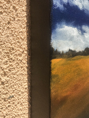 Silver Lining IX by Mandy Main |  Side View of Artwork 