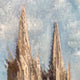 Original art for sale at UGallery.com | La Cattedrale di Burgos by Simone Giaiacopi | $750 | oil painting | 15.7' h x 11.8' w | thumbnail 4