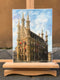 Original art for sale at UGallery.com | Il Municipio di Lovanio by Simone Giaiacopi | $750 | oil painting | 15.7' h x 11.8' w | thumbnail 3