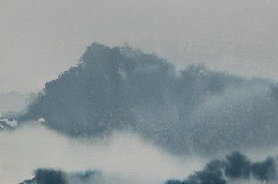 Mountain Reverie Series 11 by Siyuan Ma |   Closeup View of Artwork 