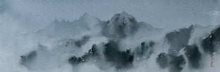 Original art for sale at UGallery.com | Mountain Reverie Series 2 by Siyuan Ma | $275 | watercolor painting | 4' h x 12' w | photo 1