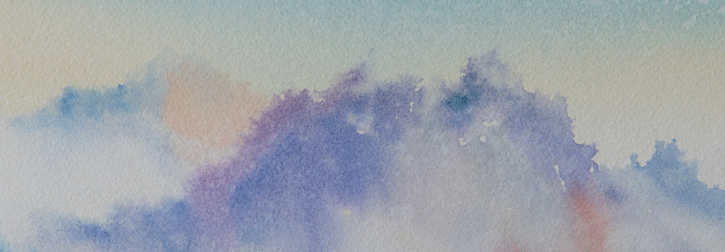 Mountain Reverie Series 5 by Siyuan Ma |   Closeup View of Artwork 