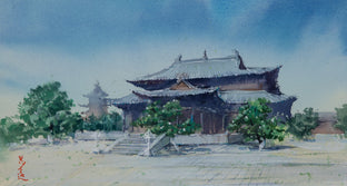 Watercolor Impressions of Chinese Architecture 11 by Siyuan Ma |  Artwork Main Image 