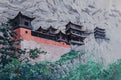 Original art for sale at UGallery.com | Watercolor Impressions of Chinese Architecture 14 by Siyuan Ma | $375 | watercolor painting | 9.3' h x 14' w | thumbnail 1