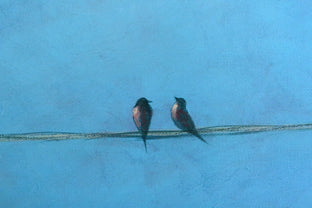 Original art for sale at UGallery.com | Sky Blue III by Sally Adams | $2,625 | acrylic painting | 24' h x 48' w | photo 4