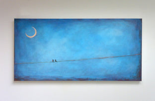 Original art for sale at UGallery.com | Sky Blue III by Sally Adams | $2,625 | acrylic painting | 24' h x 48' w | photo 3