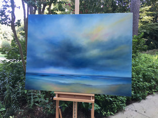 Original art for sale at UGallery.com | Skylight Shore by Nancy Hughes Miller | $3,100 | oil painting | 36' h x 48' w | photo 3
