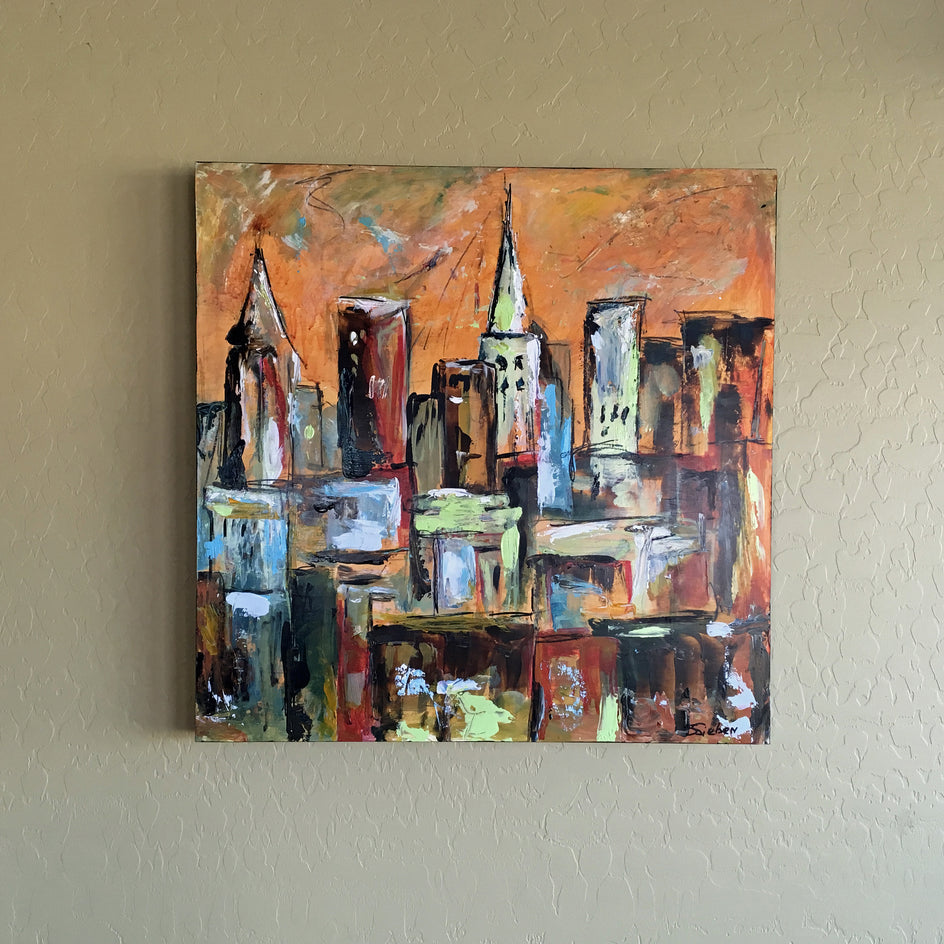 Skyline VIII by Sharon Sieben |  Context View of Artwork 