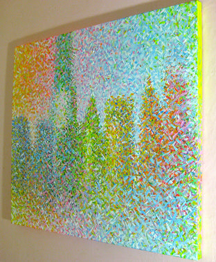 Skyline by Natasha Tayles |  Side View of Artwork 