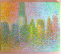 Original art for sale at UGallery.com | Skyline by Natasha Tayles | $750 | acrylic painting | 20' h x 24' w | thumbnail 3