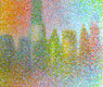 Original art for sale at UGallery.com | Skyline by Natasha Tayles | $750 | acrylic painting | 20' h x 24' w | thumbnail 1