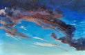 Original art for sale at UGallery.com | Sky Music by Benjamin Thomas | $3,100 | acrylic painting | 32' h x 48' w | thumbnail 1