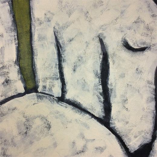 Sleeping Dog by Jaime Ellsworth |   Closeup View of Artwork 