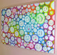 Original art for sale at UGallery.com | Smiling Faces by Natasha Tayles | $900 | acrylic painting | 24' h x 36' w | thumbnail 2