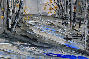 Original art for sale at UGallery.com | Vision of Winter by Lisa Elley | $275 | oil painting | 8' h x 10' w | photo 4