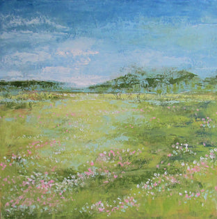 Original art for sale at UGallery.com | Softly by Valerie Berkely | $1,200 | oil painting | 30' h x 30' w | photo 1