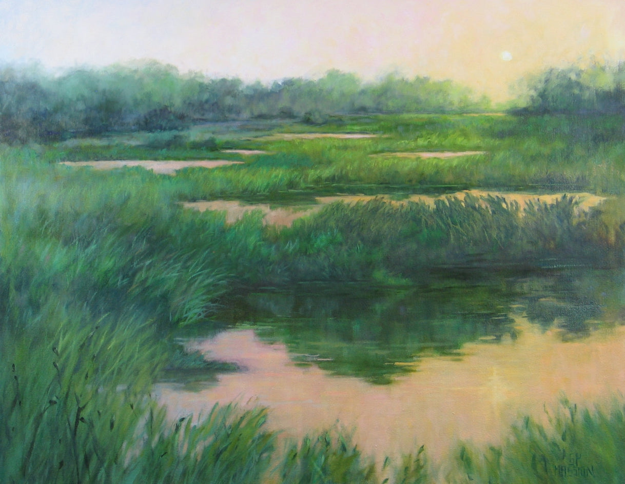 Solar Event over Marsh and Fen by Suzanne Massion |  Artwork Main Image 
