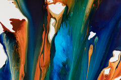 Original art for sale at UGallery.com | Exuberance by Krispen Spencer | $2,200 | acrylic painting | 36' h x 36' w | thumbnail 4