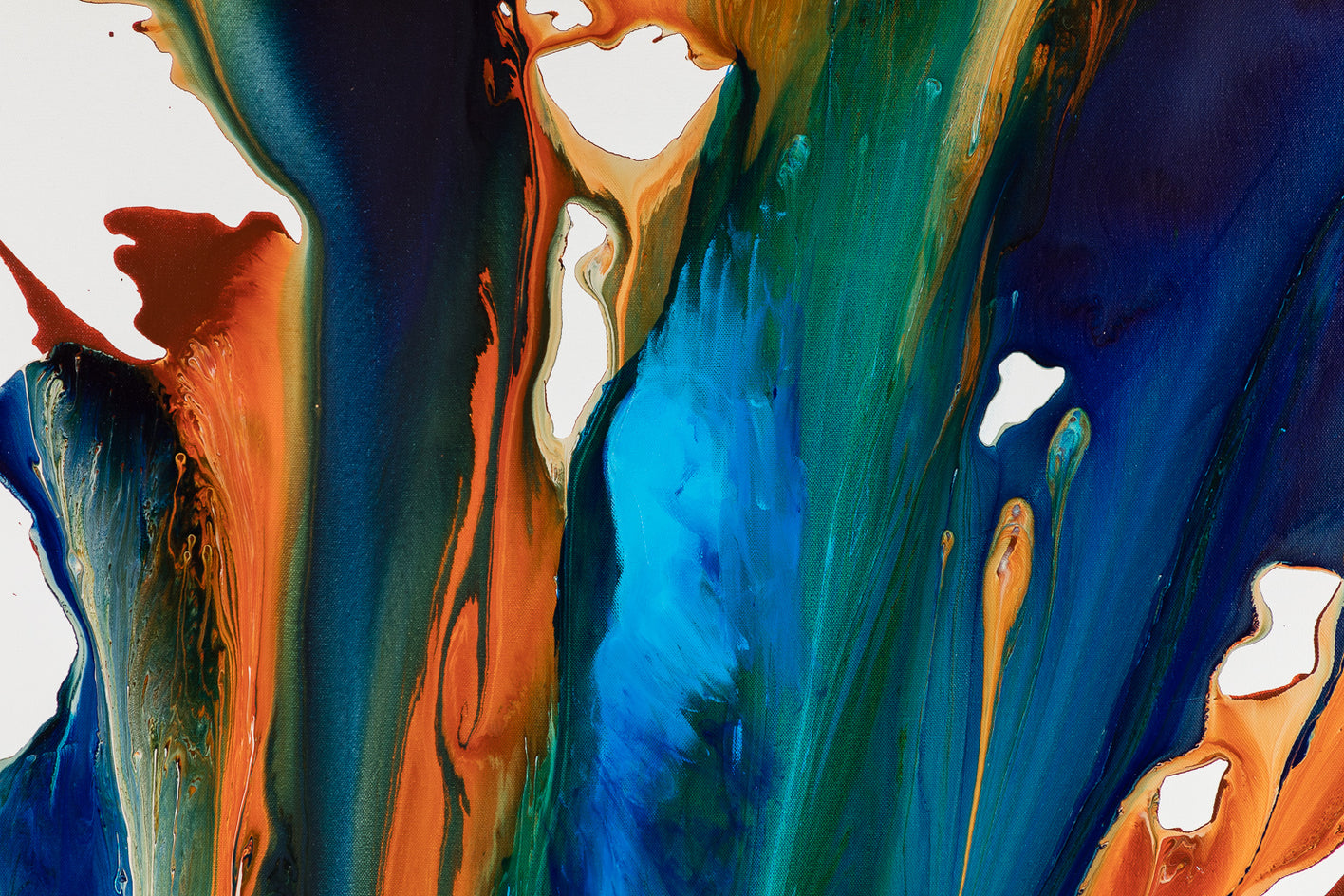 Exuberance by Krispen Spencer |  Closeup View of Artwork 