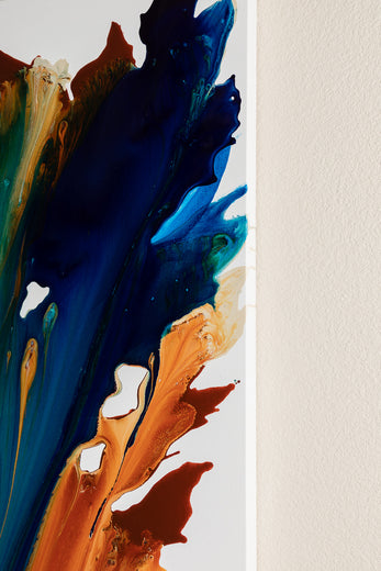 Exuberance by Krispen Spencer |  Side View of Artwork 