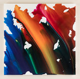 Original art for sale at UGallery.com | Paradise by Krispen Spencer | $2,200 | acrylic painting | 36' h x 36' w | thumbnail 3