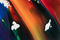 Original art for sale at UGallery.com | Paradise by Krispen Spencer | $2,200 | acrylic painting | 36' h x 36' w | thumbnail 4