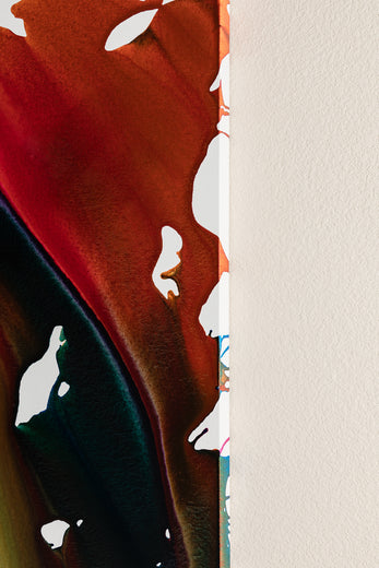 Paradise by Krispen Spencer |  Side View of Artwork 